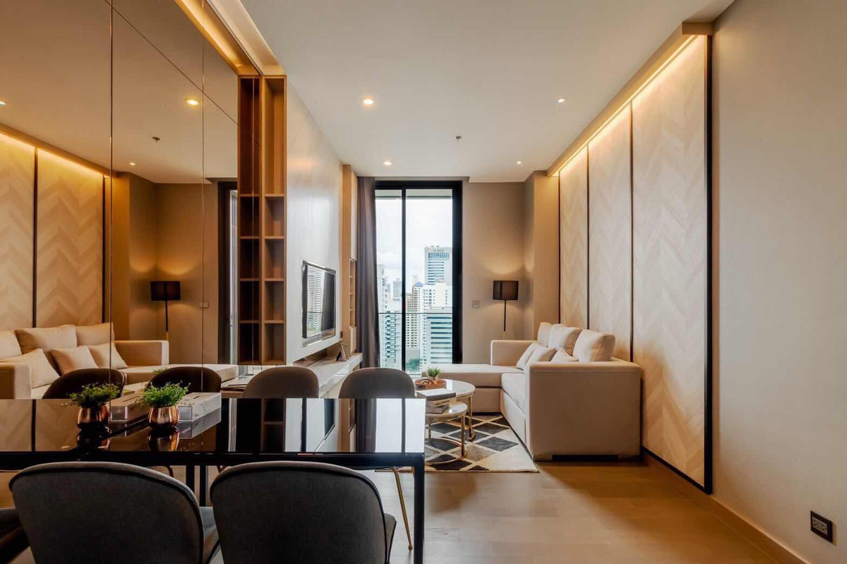 For RentCondoRama9, Petchburi, RCA : Luxurious in the heart of Asoke! The ESSE Singha Complex 2 Bedroom 77 sq.m.