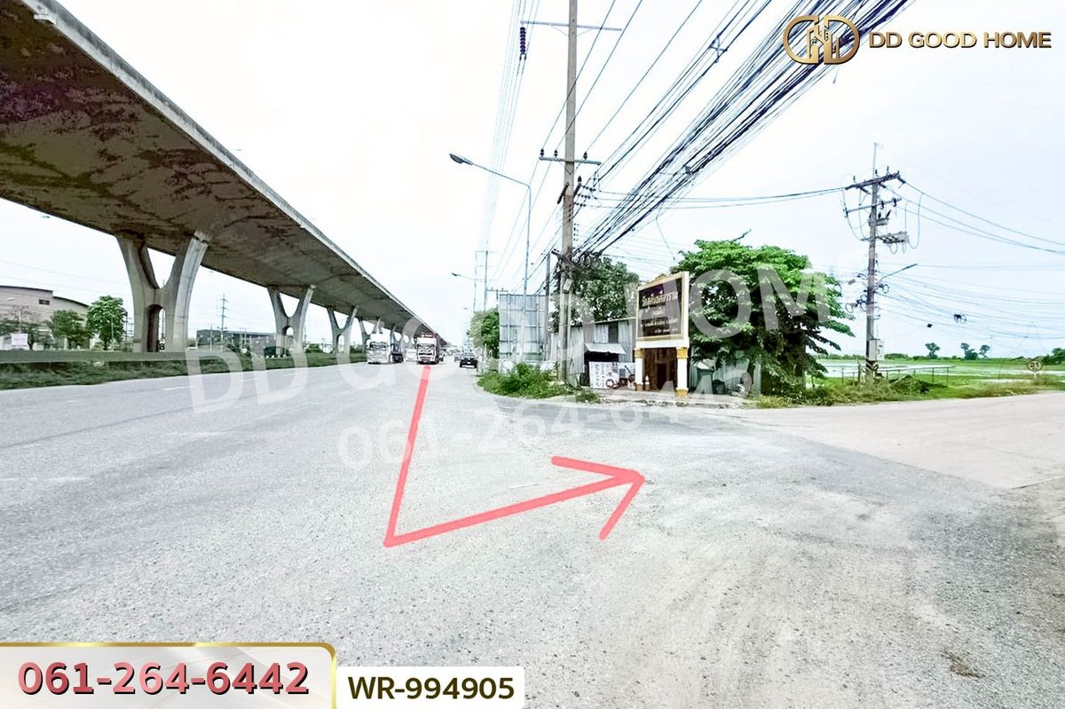 ขายที่ดินฉะเชิงเทรา : WR-994905 ที่ดิน 6 ไร่ บางปะกง ฉะเชิงเทรา ใกล้โรงพยาบาลจุฬารัตน์ 11 อินเตอร์