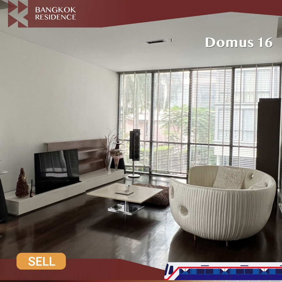ขายคอนโดสุขุมวิท อโศก ทองหล่อ : 💙 Domus 16 💙 , Luxury Living in the Heart of Asoke, near BTS asoke