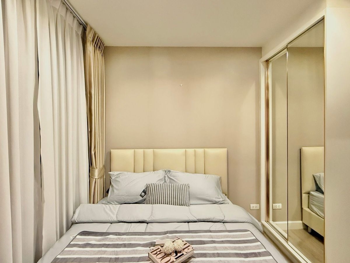 ให้เช่าคอนโดนนทบุรี บางใหญ่ บางบัวทอง : ปล่อยเช่า Metroluxe Riverfront รัตนาธิเบศร์ |  1 🛌 1 🛁 26 ตร.ม. นัดชมห้อง 065-6956939 ลูกเกด