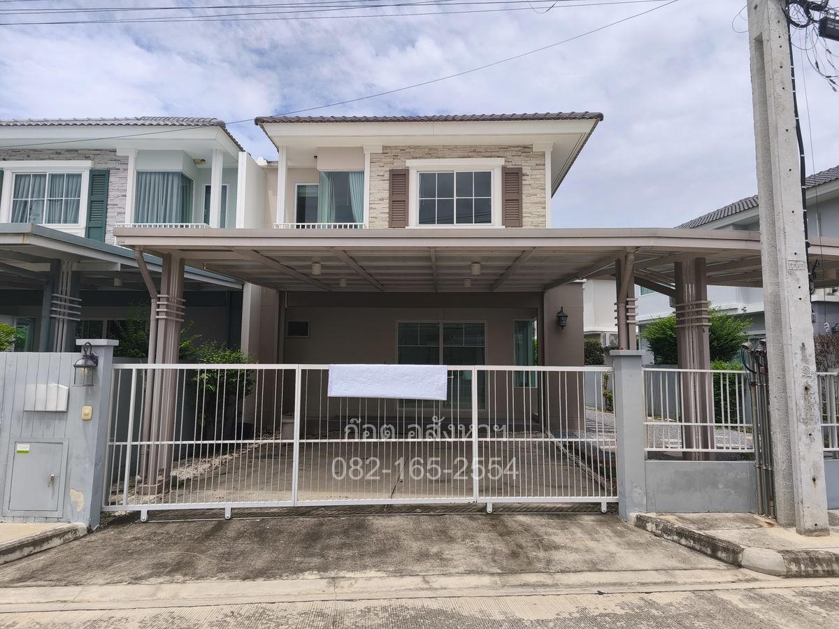 For SaleHouseRathburana, Suksawat : 2 -story twin house for sale, Villa Jiio Pracha Uthit 90 Project