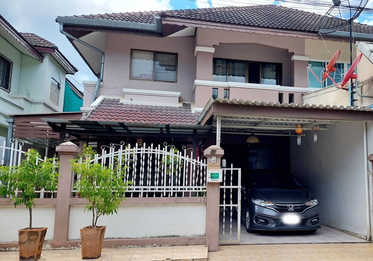 For SaleChiang Mai : House for Sale – Kulphan Ville 5, Chiang Mai | 36 Sq. Wah | 3-Bedroom Twin House | 2.55 MB 🏡✨