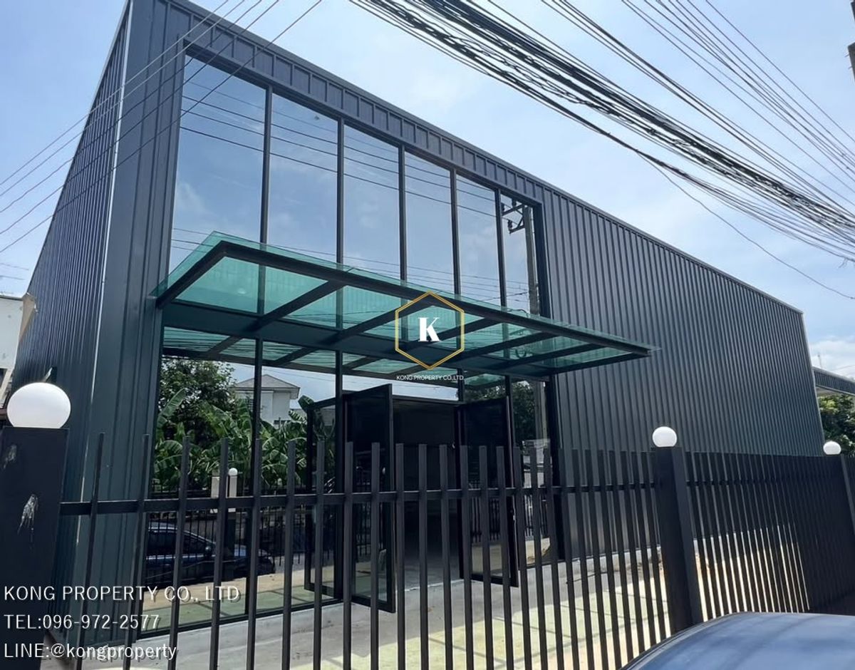 For RentWarehouseBangna, Bearing, Lasalle : Rent a warehouse with office Udomsuk, Bang Na, Bangkok, near the train 5 minutes