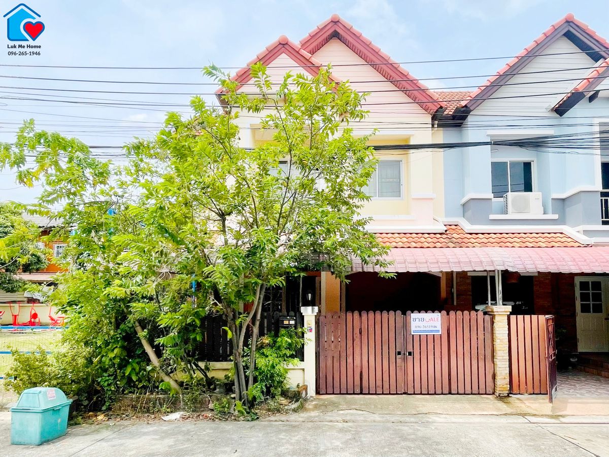 ขายทาวน์โฮมนนทบุรี บางใหญ่ บางบัวทอง : ขายทาวน์เฮ้าส์ หลังริม หมู่บ้านเจ้าพระยาราชพฤกษ์ โครงการติดตลาดเจ้าพระยาบางใหญ่ ทำเลดี