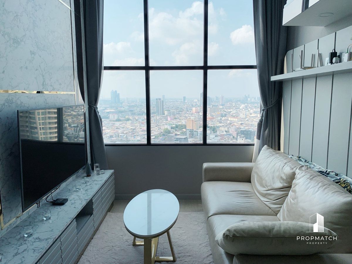 For SaleCondoSathorn, Narathiwat : ⚡️flash deal⚡️Knightsbridge Prime Sathorn🔥44 SQM Duplex 🔥 The price is very beautiful.