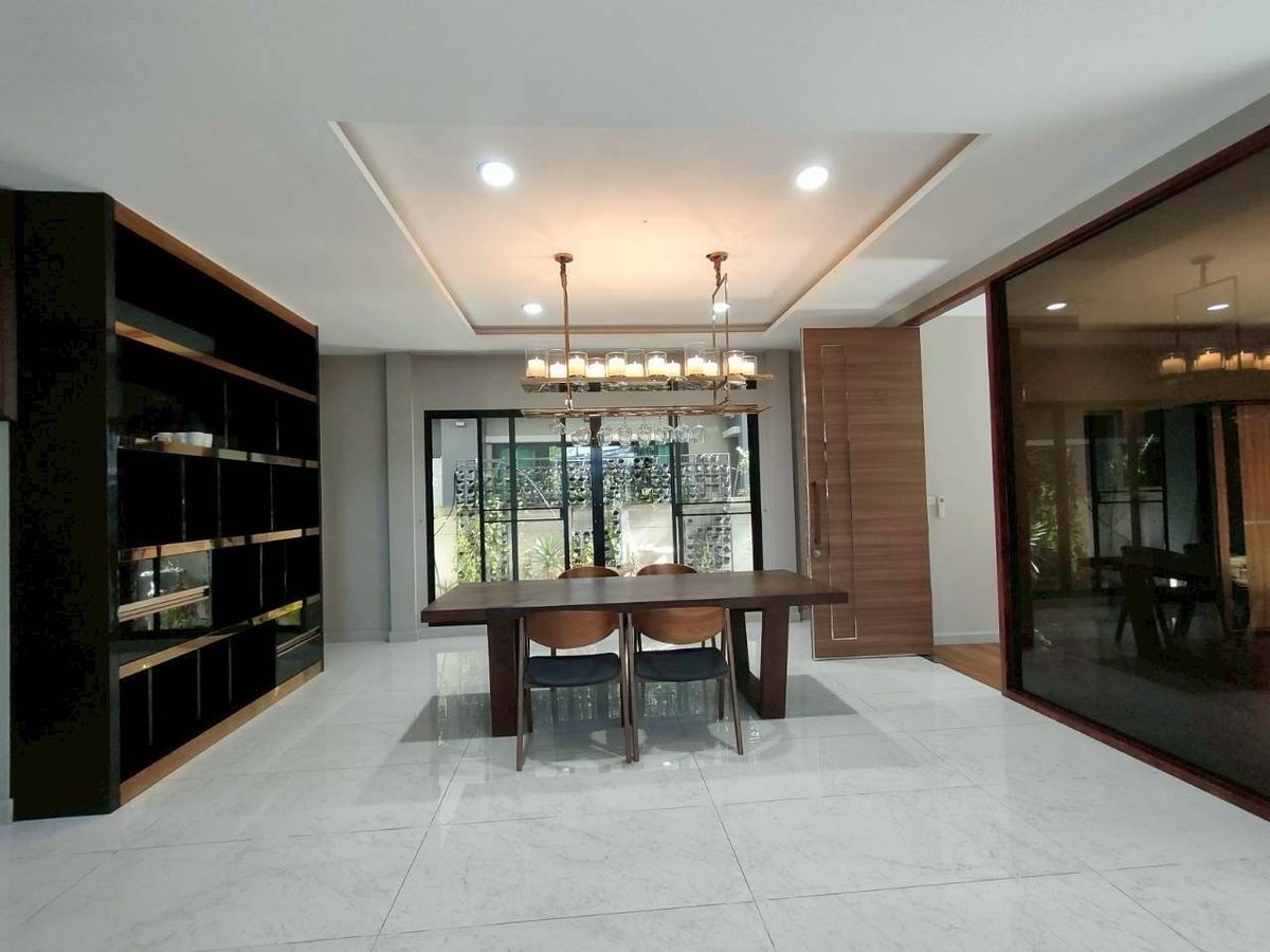 For RentHouseEakachai, Bang Bon : 🔥 Luxury Corner House for Rent – Grand Bangkok Boulevard Sathorn – Opposite Garden, with Koi Pond & Private Landscape