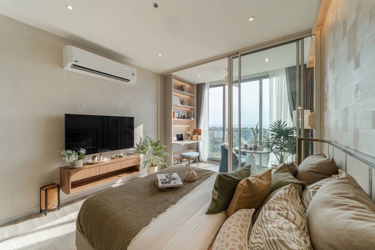 คอนโดหัวหิน ประจวบคีรีขันธ์ : condo for rent HuaHin Vaha 1bed 1 bath 28 sqm HuaHin