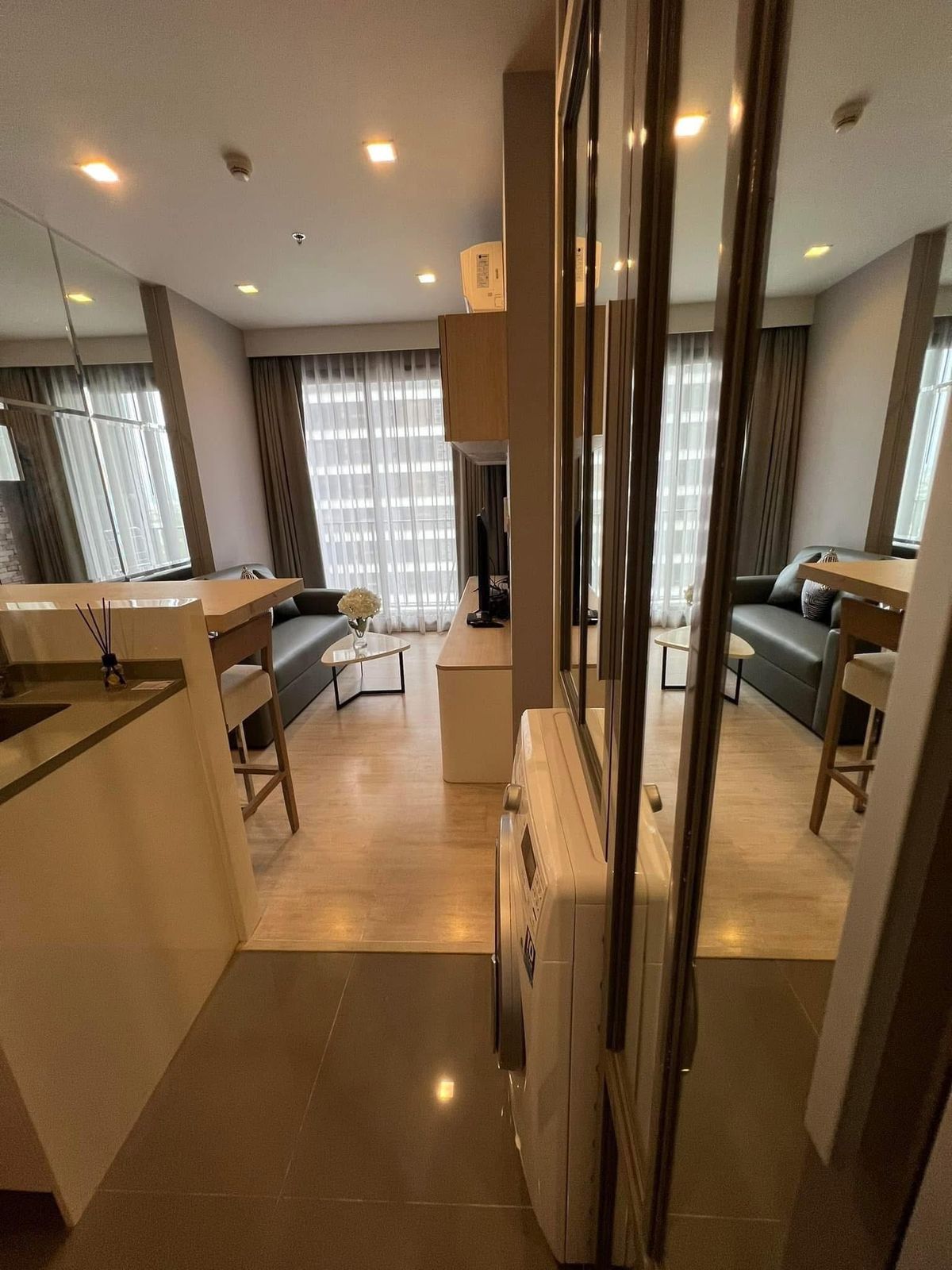 ให้เช่าคอนโดสุขุมวิท อโศก ทองหล่อ : for rent M thonglor 2 bed super deal 🌈♥️