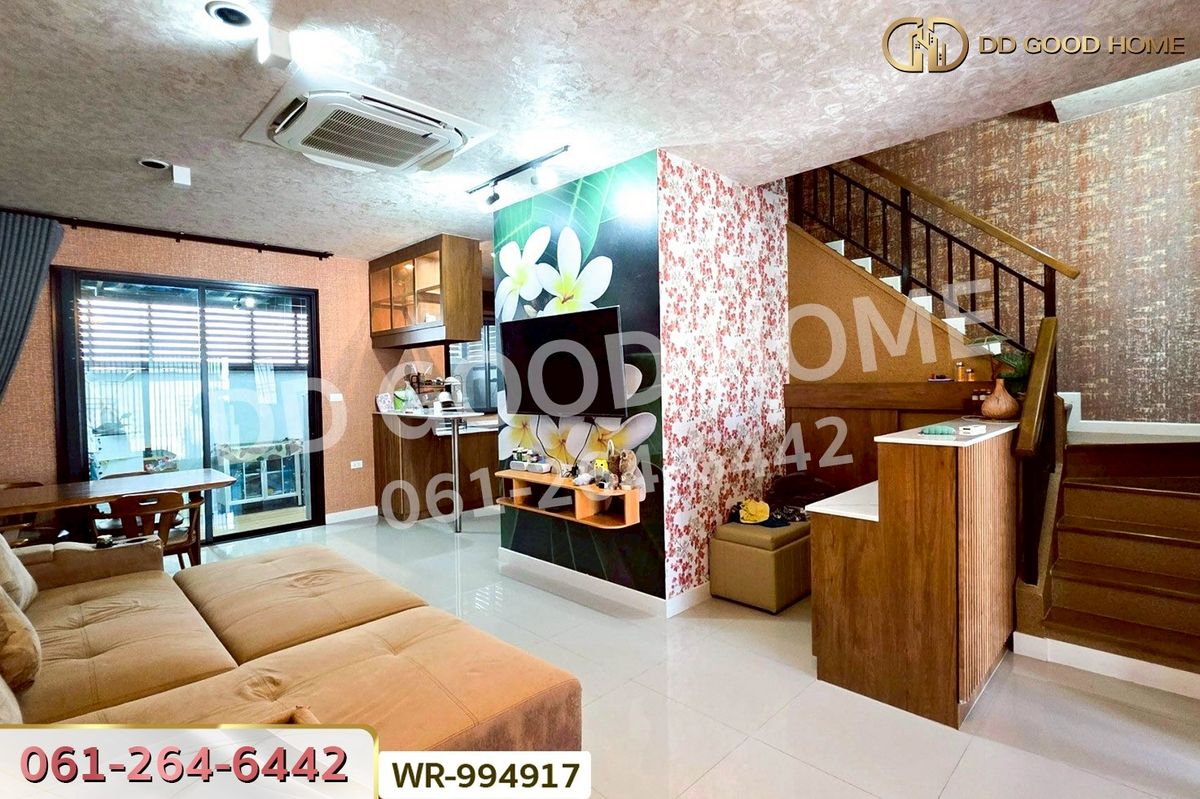 For SaleTownhomePathum Thani,Rangsit, Thammasat : WR-994917 New York Townhouse, Rangsit Klong 4, Thanyaburi, Pathum Thani, near Dream World