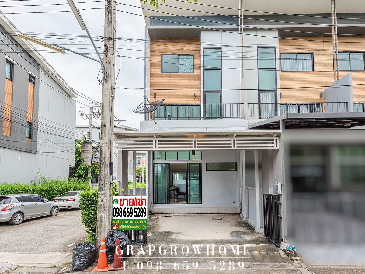 ทาวน์โฮมสมุทรปราการ สำโรง : ให้เช่า/ขาย ทาวน์โฮม 3 ชั้น หลังมุม Eco Space บางนา-วงแหวน | เหมาะทำโฮมออฟฟิศ โชว์รูม เก็บสต็อก | ใกล้เมกะบางนา–ทางด่วน–สุวรรณภูมิ