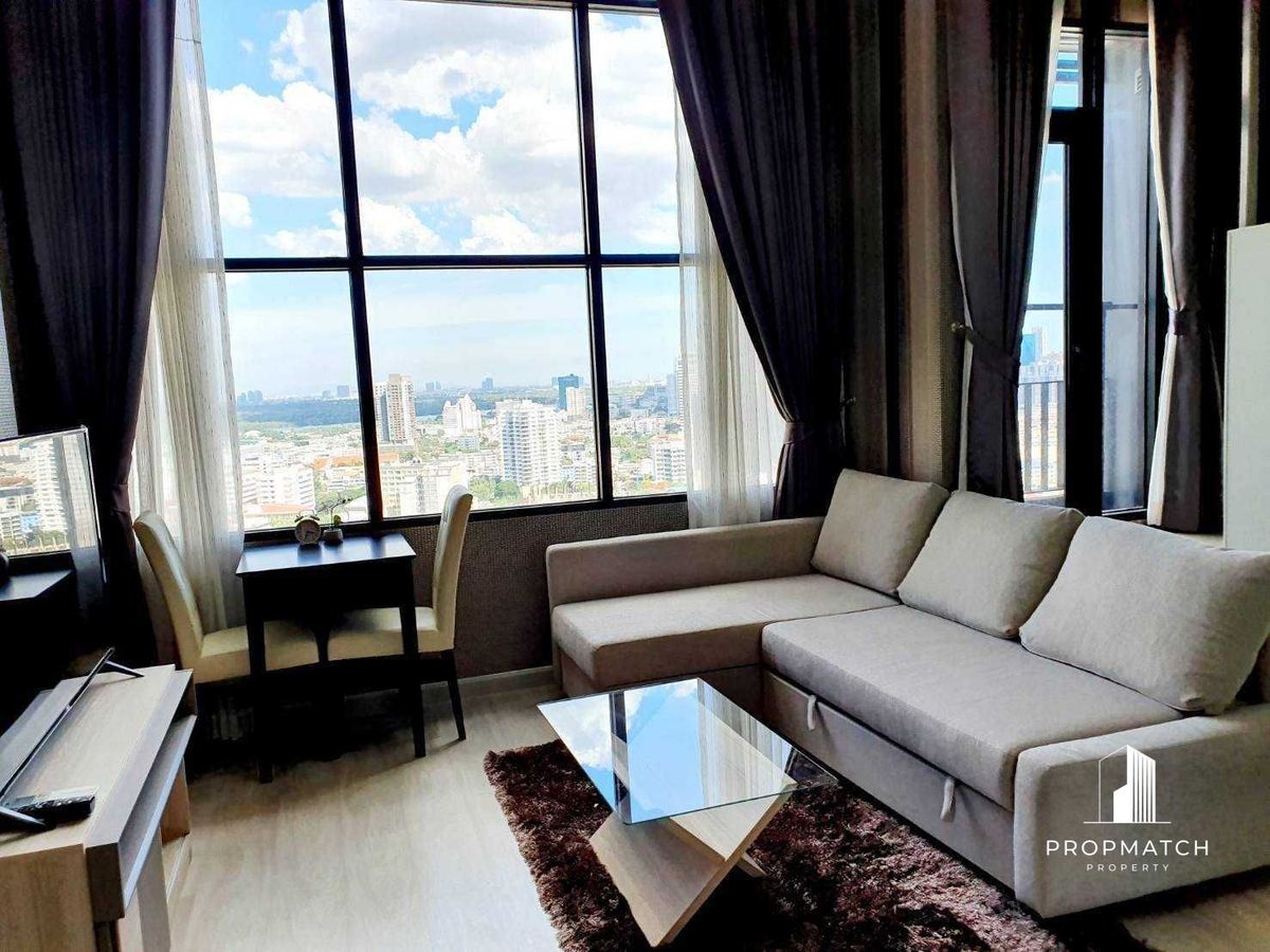 For RentCondoSathorn, Narathiwat : ✨flash deal ✨Knightsbridge Prime Sathorn (Duplex 1Bed 1BATH 38SQM.) Completely decorated !! Only 27,000 baht per month Tel.0981315848 @PropMatch