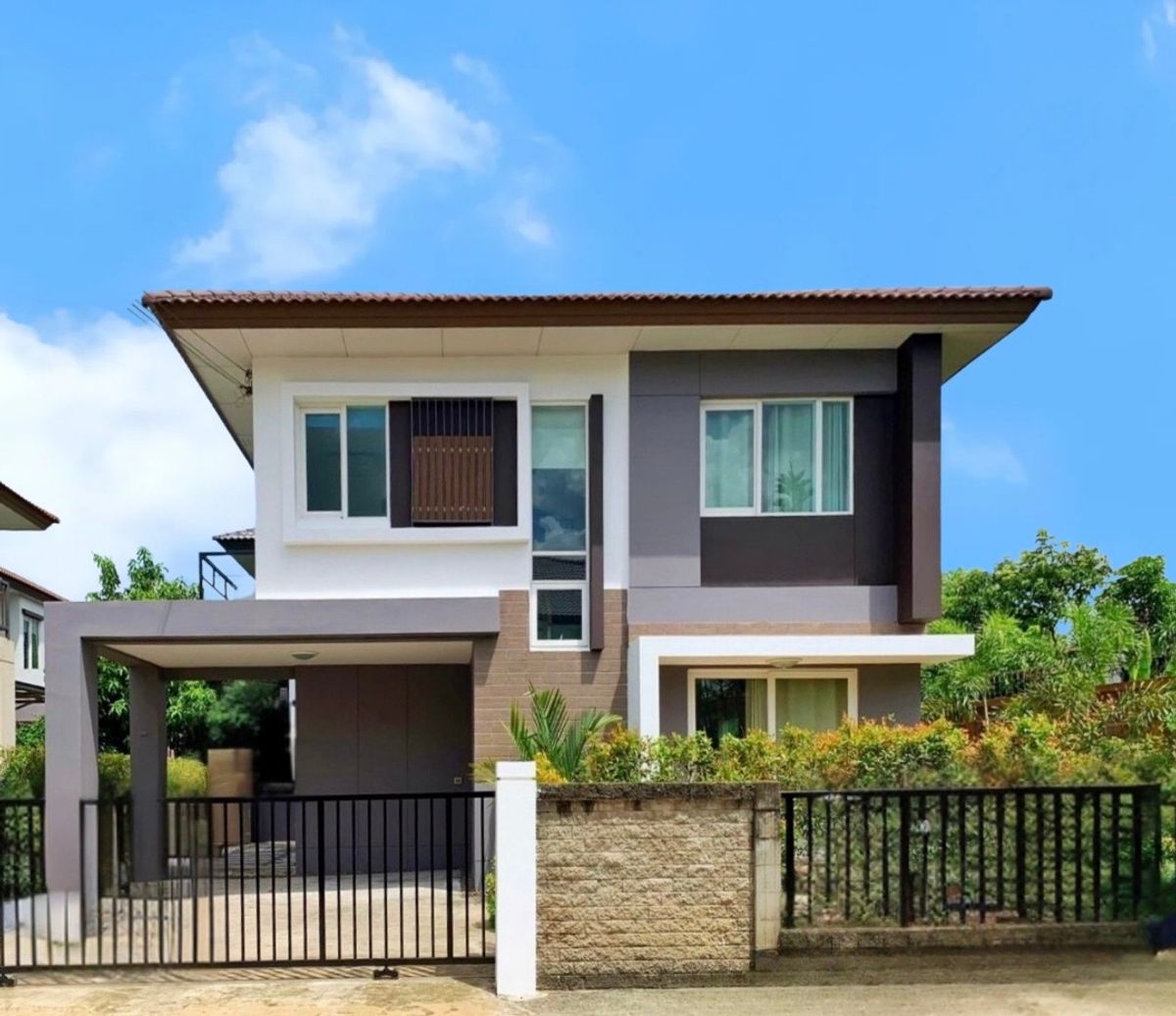 ขายบ้านพระราม 5 ราชพฤกษ์ บางกรวย : บ้านเดี่ยว คาซ่า เพรสโต้ Casa Presto ราชพฤกษ์-แจ้งวัฒนะ หลังริม  58 ตร.ว. ต้นโครงการ ตกแต่งสวย พร้อมอยู่ 