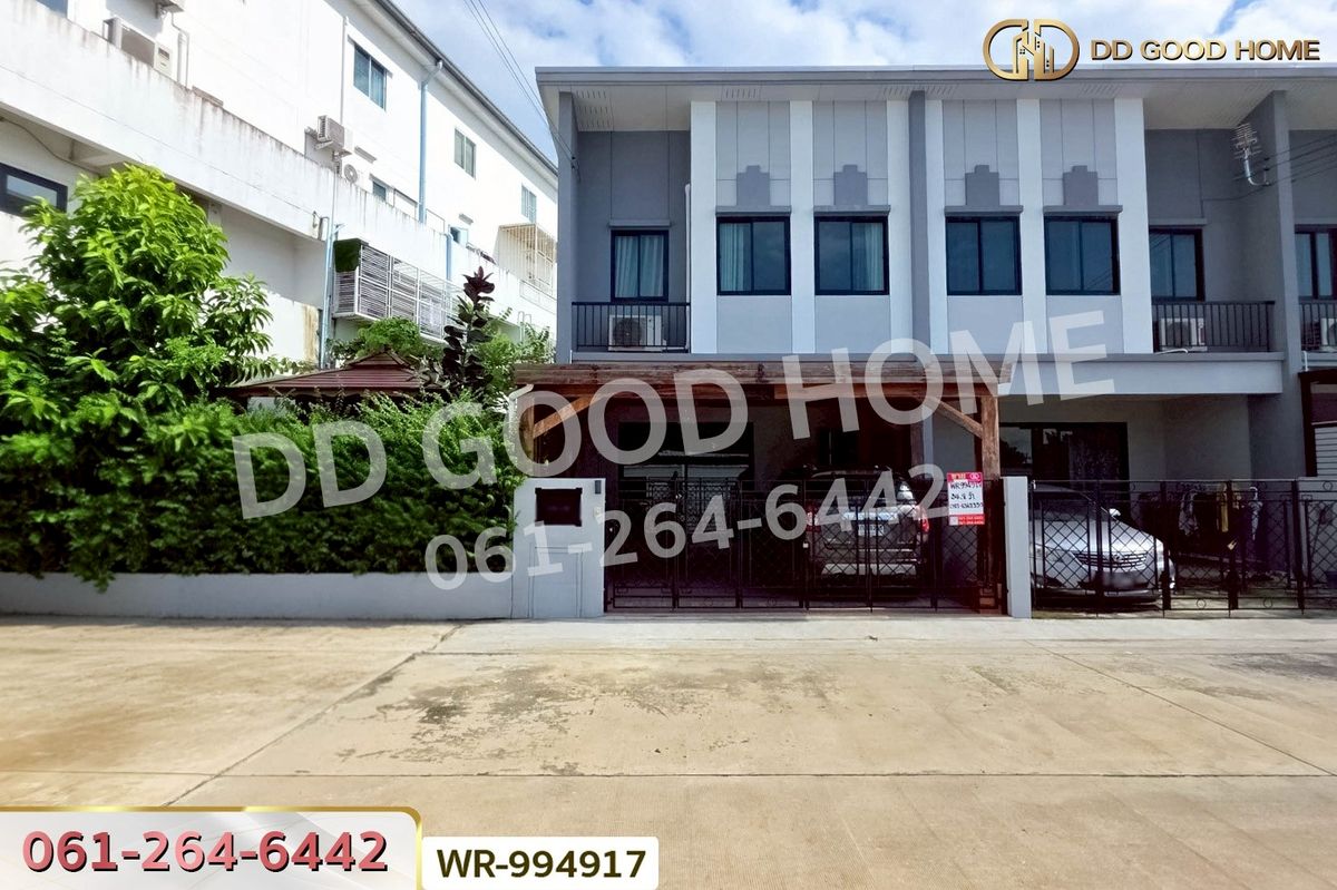 For SaleTownhomePathum Thani,Rangsit, Thammasat : WR-994917 New York Townhouse, Rangsit Klong 4, Thanyaburi, Pathum Thani, near Dream World