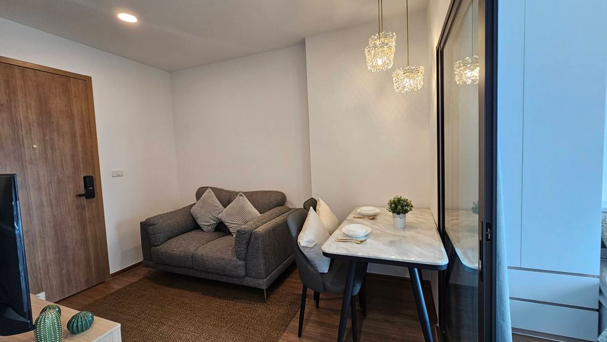 For RentCondoRamkhamhaeng, Hua Mak : For rent 📍 The Livin Ramkhamhaeng 📍 Fully furnished and equipped, near MRT Lam Sali