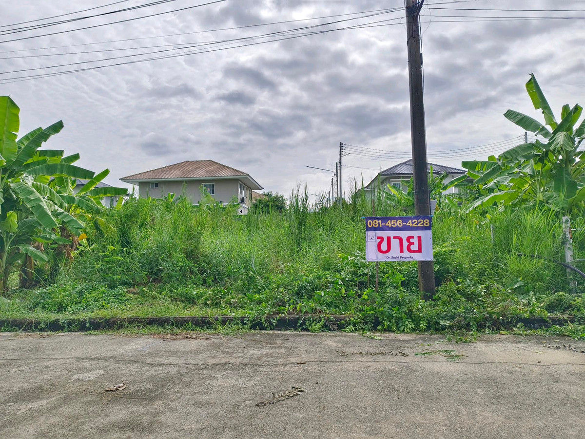 ขายที่ดินปทุมธานี รังสิต ธรรมศาสตร์ : ขายที่ดินเปล่า 76 ตรว. หมู่บ้านปาริชาติ 345 ต.บางคูวัด อ.เมือง จ.ปทุมธานี