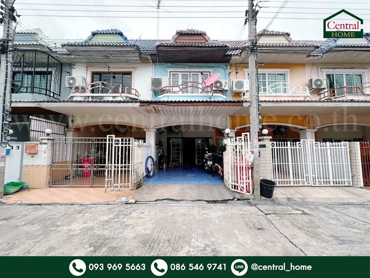 ขายทาวน์โฮมนนทบุรี บางใหญ่ บางบัวทอง : ทาวน์เฮ้าส์ หมู่บ้าน มนวดีพาร์ค ซอยวัดลาดปลาดุก บางบัวทอง ราคาถูกมาก