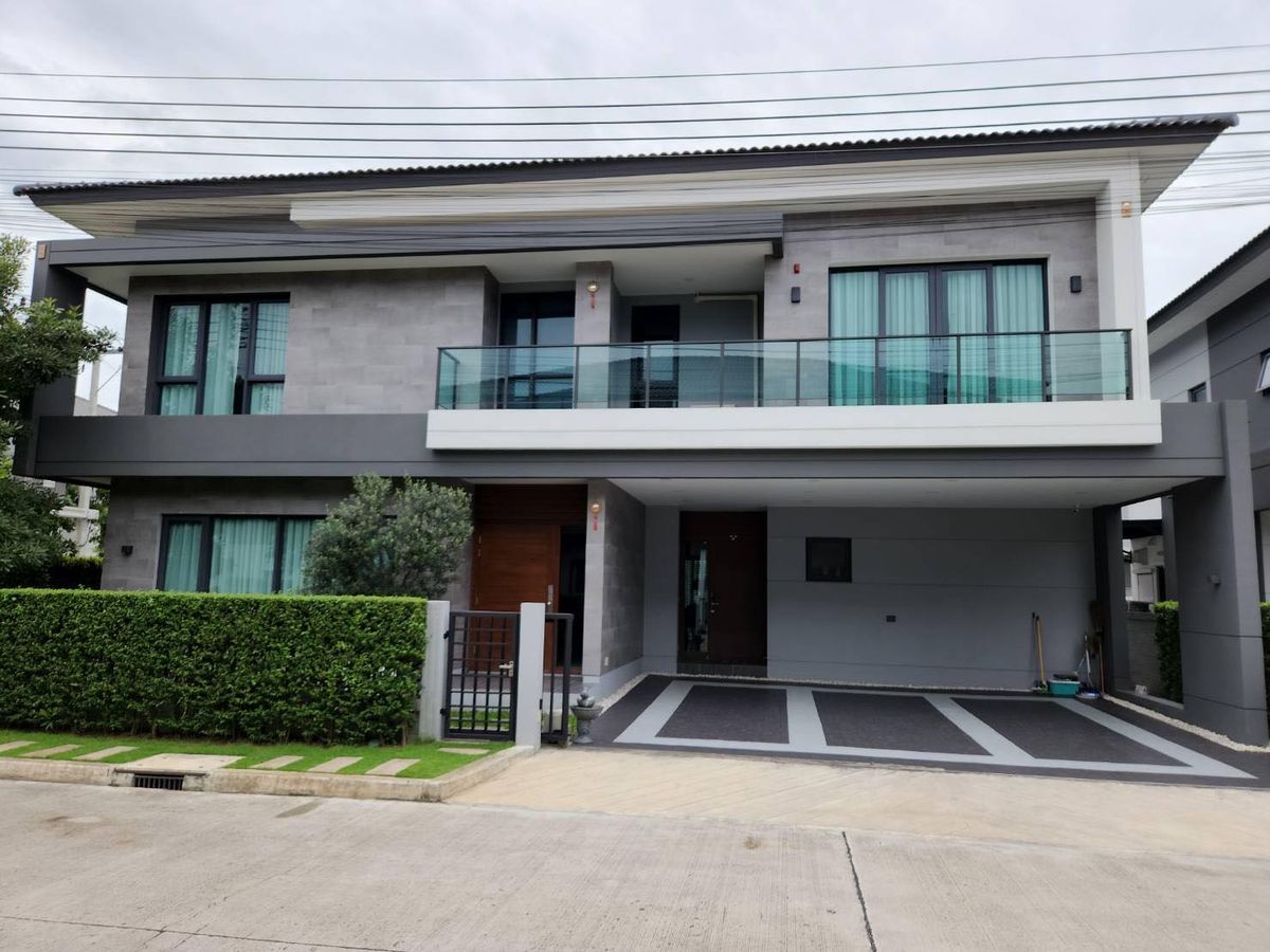 ให้เช่าบ้านบางนา แบริ่ง ลาซาล : ให้เช่า/ขาย หลังมุม ถนนเมน 78ตรว 4นอน5น้ำ3จอด บ้านเดี่ยว 2 ชั้น The City Bangna  