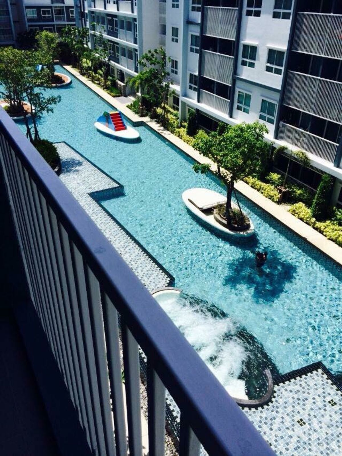 ขายคอนโดหัวหิน ประจวบคีรีขันธ์ : ขาย The trust condo Hua Hin วิวสระว่ายน้ำ อ.A ชั้น4