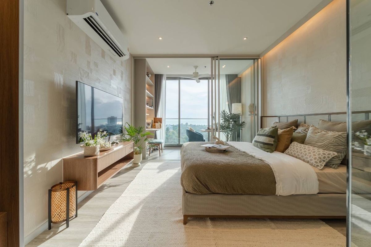 คอนโดหัวหิน ประจวบคีรีขันธ์ : condo for rent HuaHin Vaha 1bed 1 bath 28 sqm HuaHin