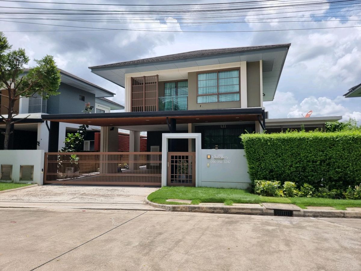 ขายบ้านนวมินทร์ รามอินทรา : เศรษฐสิริ พหล-วัชรพล ทำเลดีใกล้คลับเฮ้าส์👍บ้านสวยมาก  ตกแต่งพร้อมอยู่