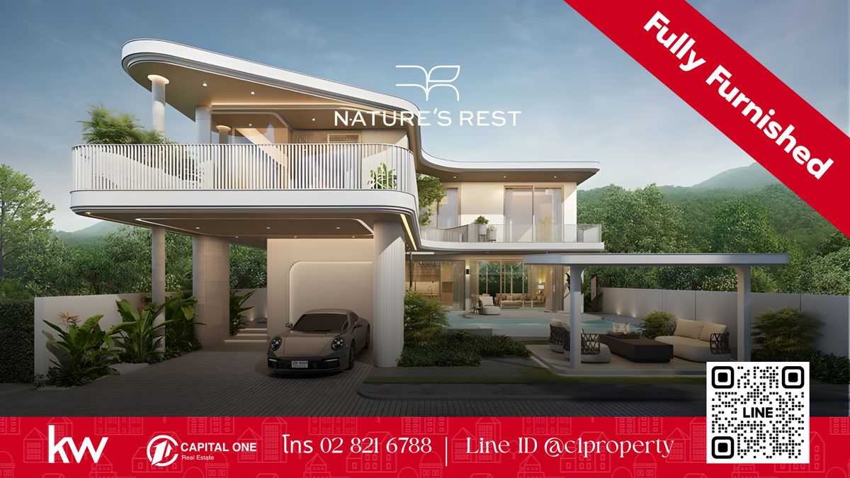 For SalePhuket : Nature’s Rest Villa Saiyuan - Luxury Vacation with Solar Panel and Smart Hom