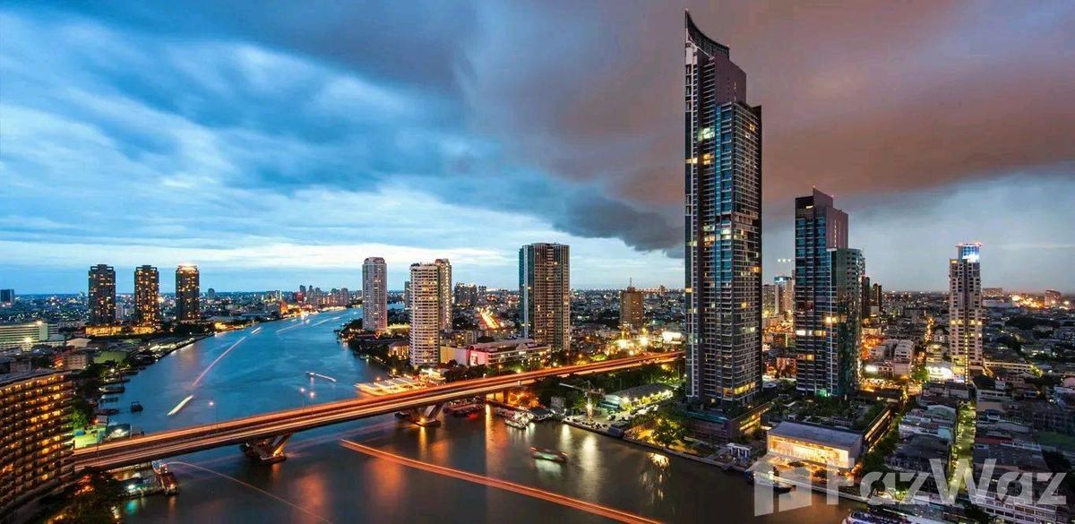 ให้เช่าคอนโดวงเวียนใหญ่ เจริญนคร : 🔥🔥The River  luxury  penthouse  for rent