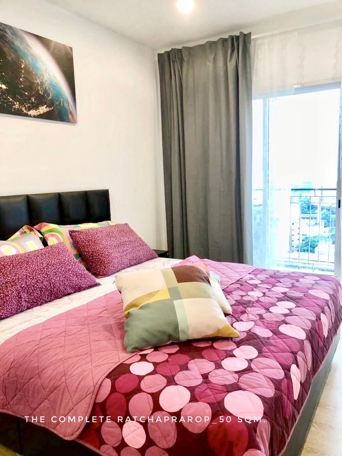 ให้เช่าคอนโดราชเทวี พญาไท : Available now, big room size at The Complete Ratchaprarop near BTS Victory Monument, Siam Paragon 