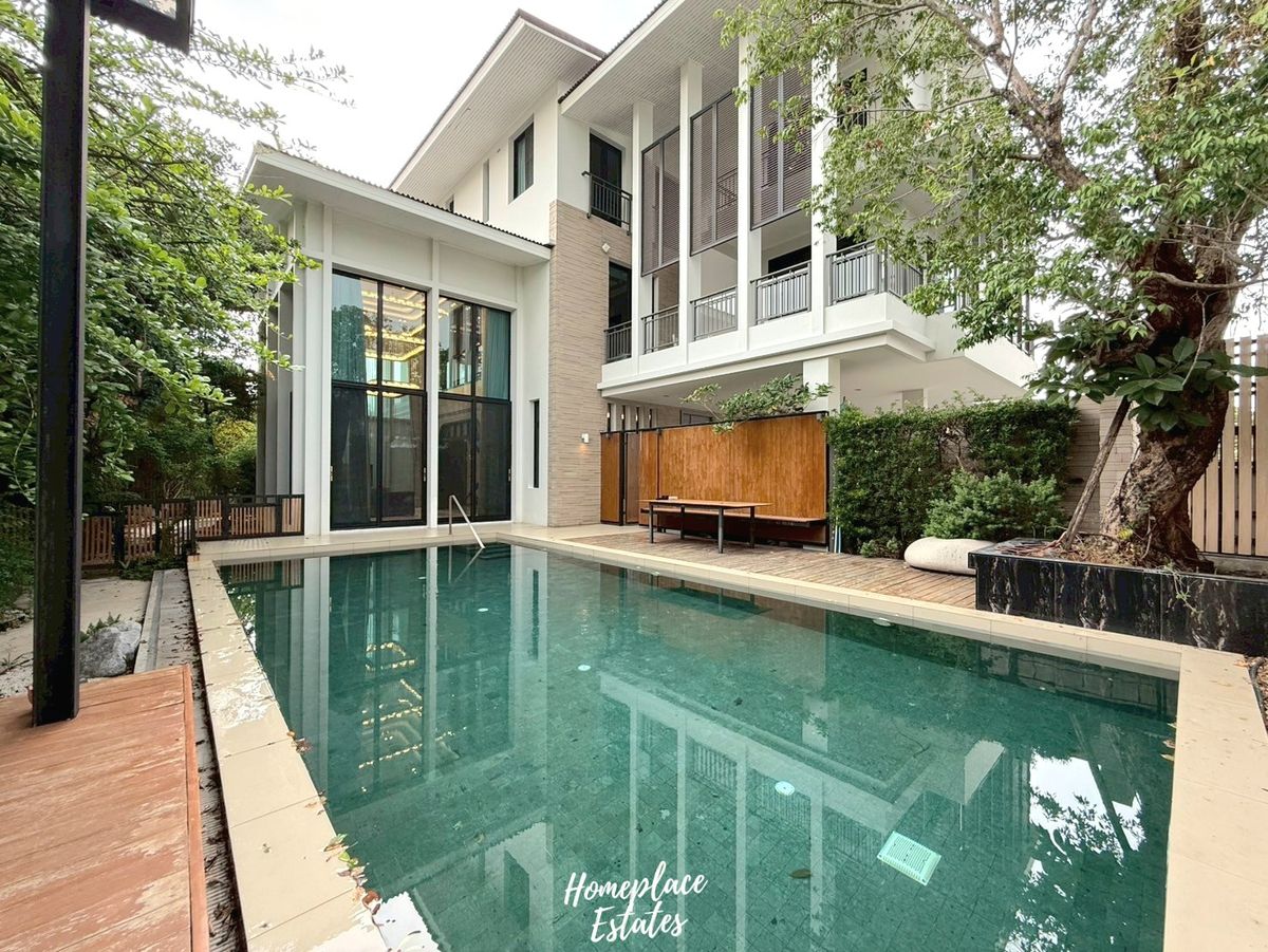 บ้านพัฒนาการ ศรีนครินทร์ : Luxury House for Rent บ้านหลังใหญ่ 6 ห้องนอนพร้อมสระว่ายน้ำ – ใจกลางกรุงเทพกรีฑา บ้านนวัต พระราม9 ฟังก์ชันครบครันพร้อมอยู่