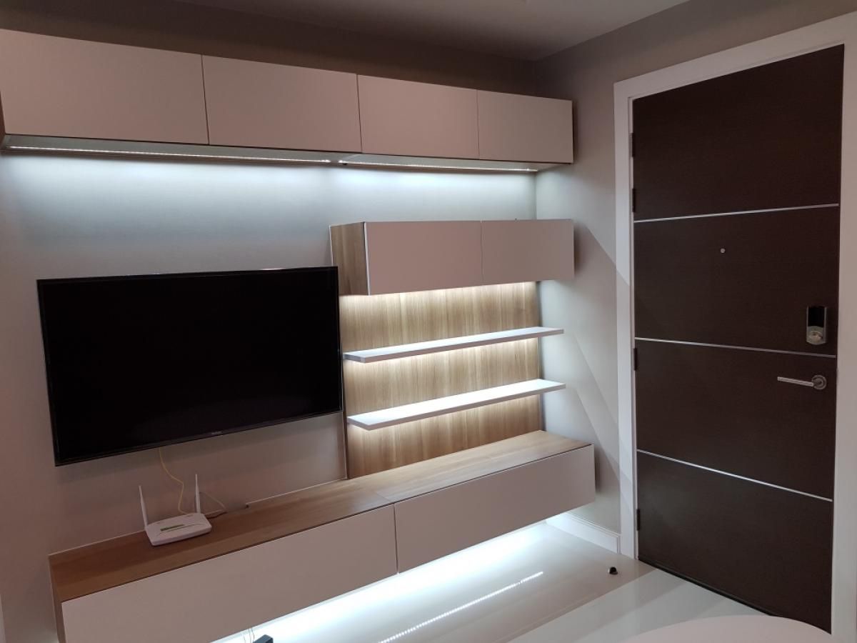 For RentCondoSamut Prakan,Samrong : For rent 📍 The Metropolis Samrong Interchange 📍Convenient transportation, near BTS Samrong, fully furnished and equipped with appliances.