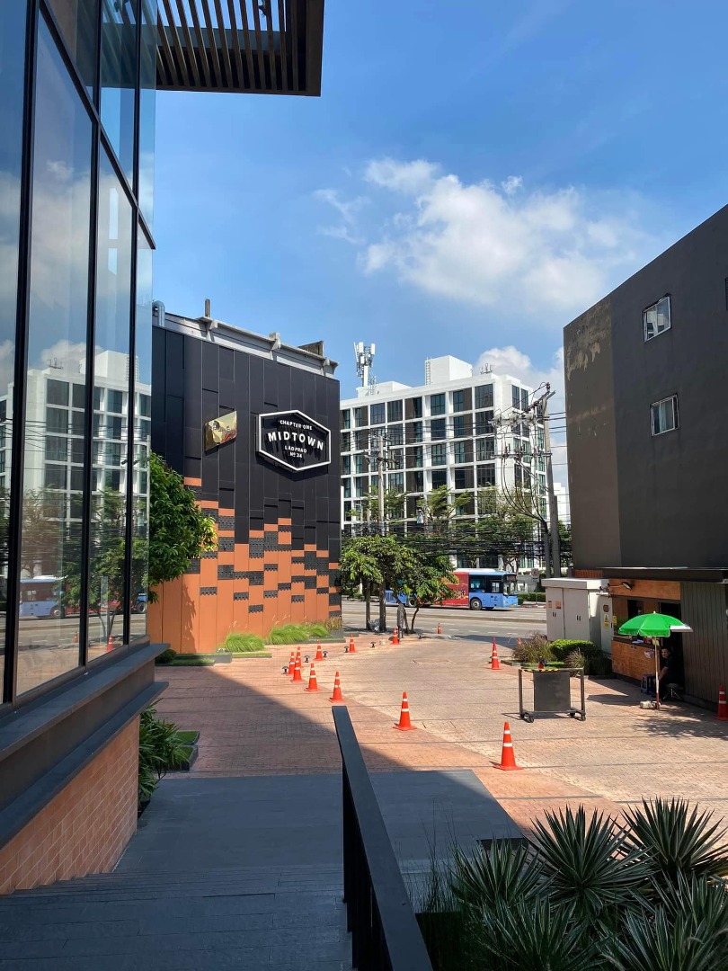 For RentCondoLadprao, Central Ladprao : 🔥For urgent rent 🔥Chapter One Midtown Lat Phrao 24, beautiful room, ready to move in, fully furnished, 100 meters from MRT Lat Phrao❗