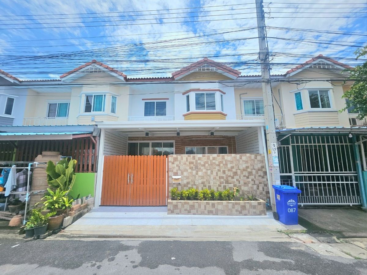 ขายทาวน์โฮมพระราม 2 บางขุนเทียน : 🏠ขาย ทาวน์เฮ้าส์ หมู่บ้าน พิศาล เทียนทะเล 20 โครงการ 1 บ้านรีโนเวทสวย พร้อมอยู่ 