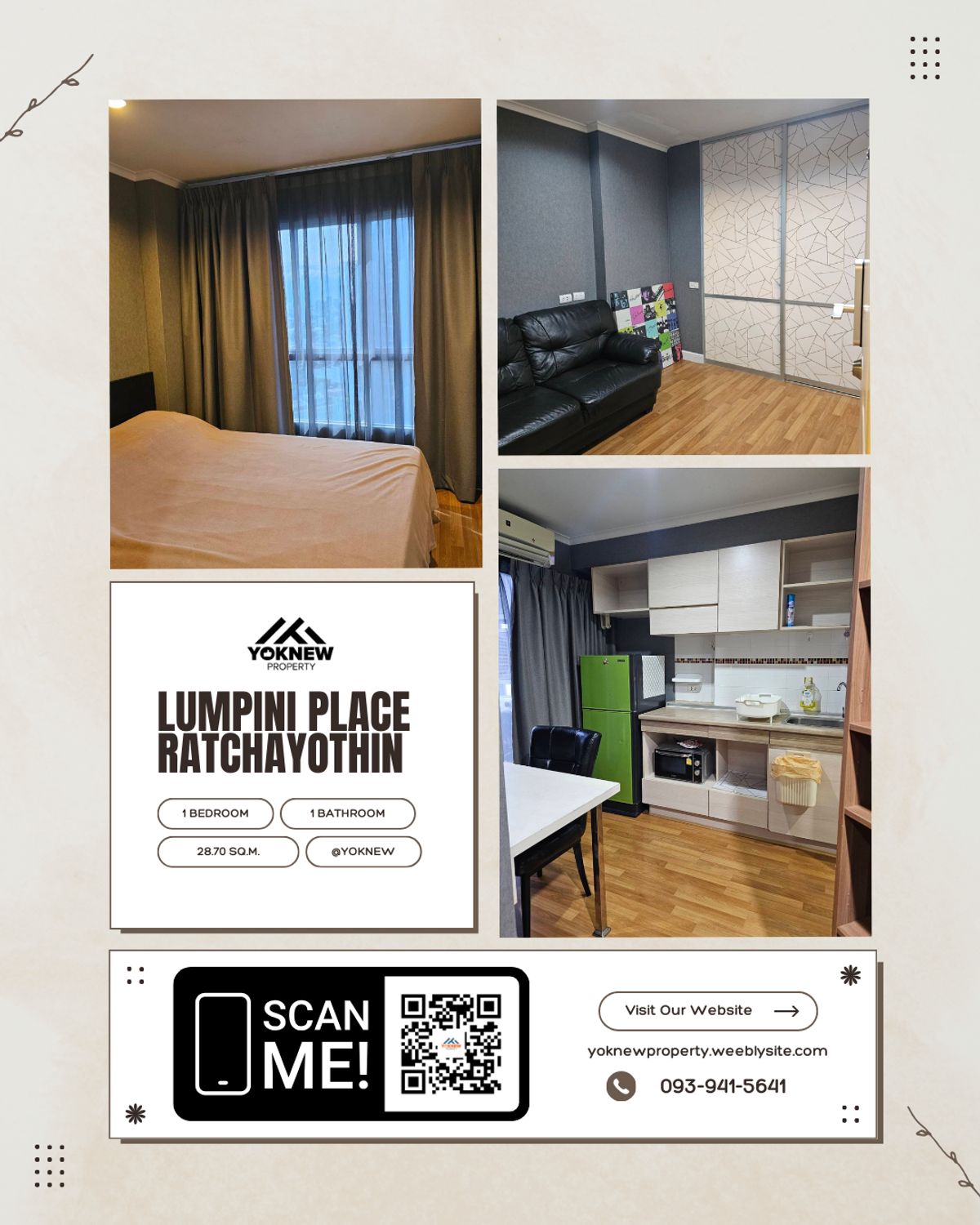 ขายคอนโดเกษตรศาสตร์ รัชโยธิน : Lumpini Place Ratchayothin ใกล้ BTS รัชโยธิน ราคาสุดคุ้ม