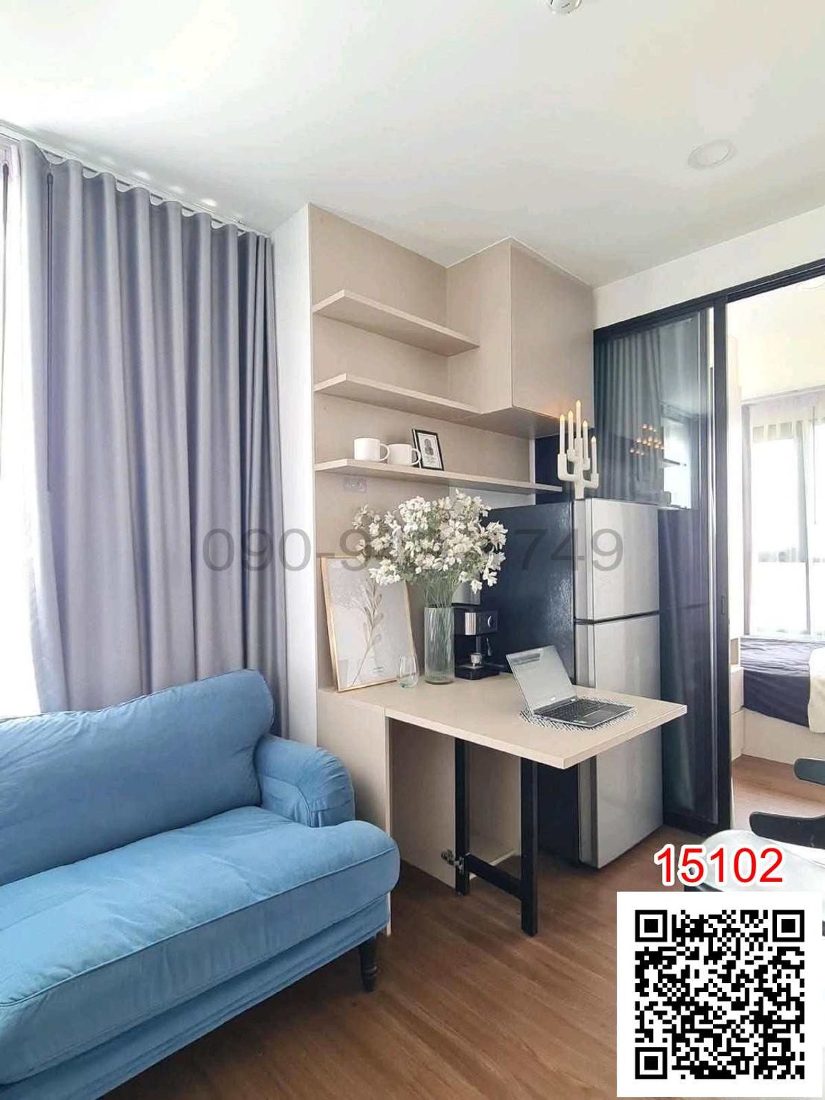 ขายคอนโดมีนบุรี-ร่มเกล้า : ขาย คอนโด ดิ ออริจิ้น ราม 209 อินเตอร์เชนจ์ ชั้นสูงสุด วิวสระ ห้องมุม