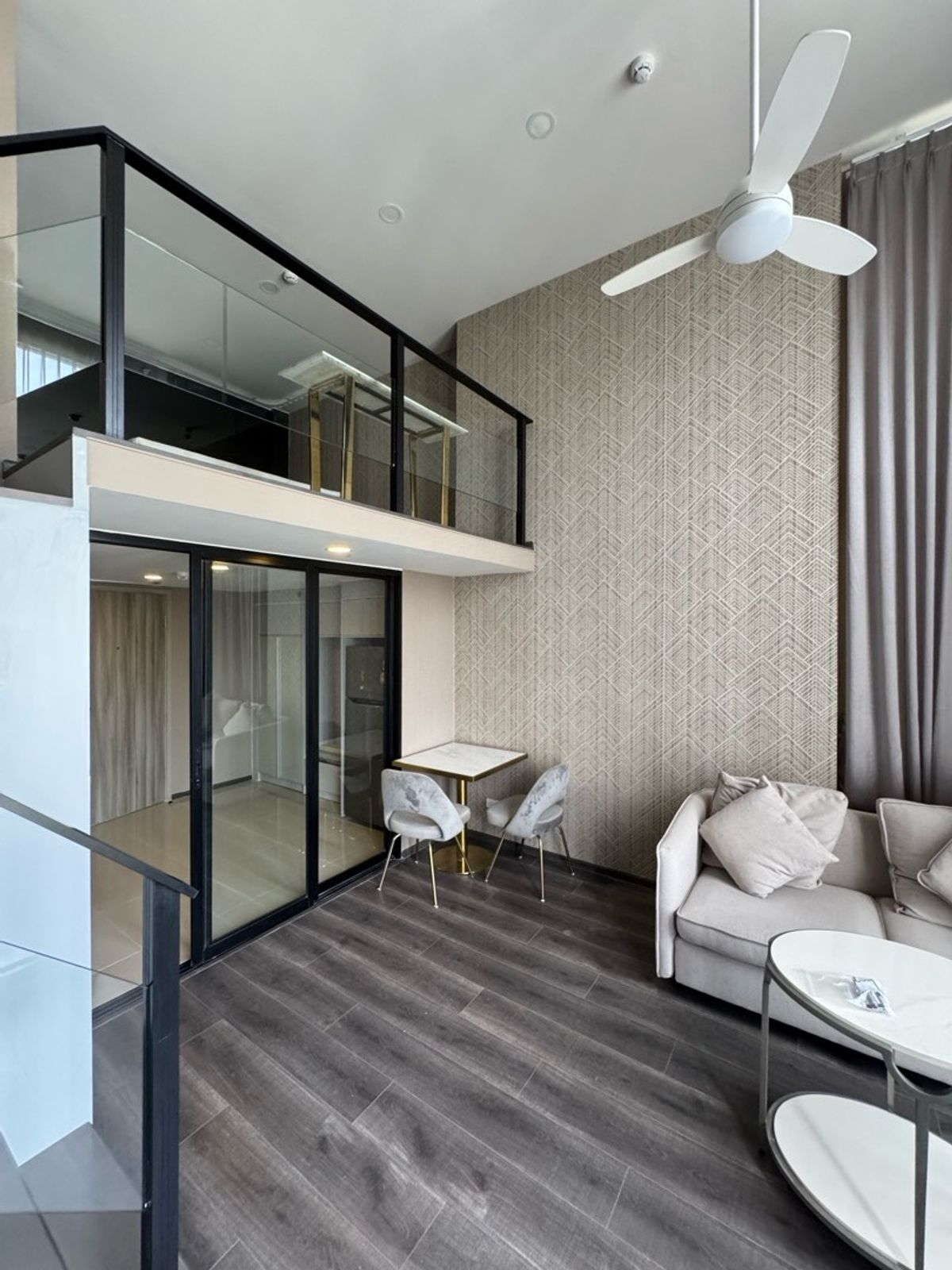 For SaleCondoKasetsart, Ratchayothin : Condo Night Bridge Space, Ratchayothin, 22nd floor, good location, convenient to travel near BTS Phahonyothin 24