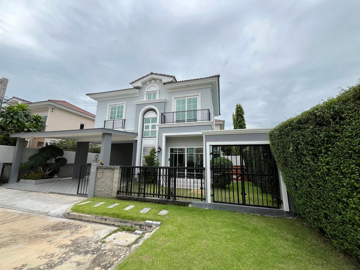 For RentHouseNawamin, Ramindra : Grandio Wongwaen-Ramintra for rent, 4 bedrooms, 3 bathrooms (Property Code: TH8-00925)