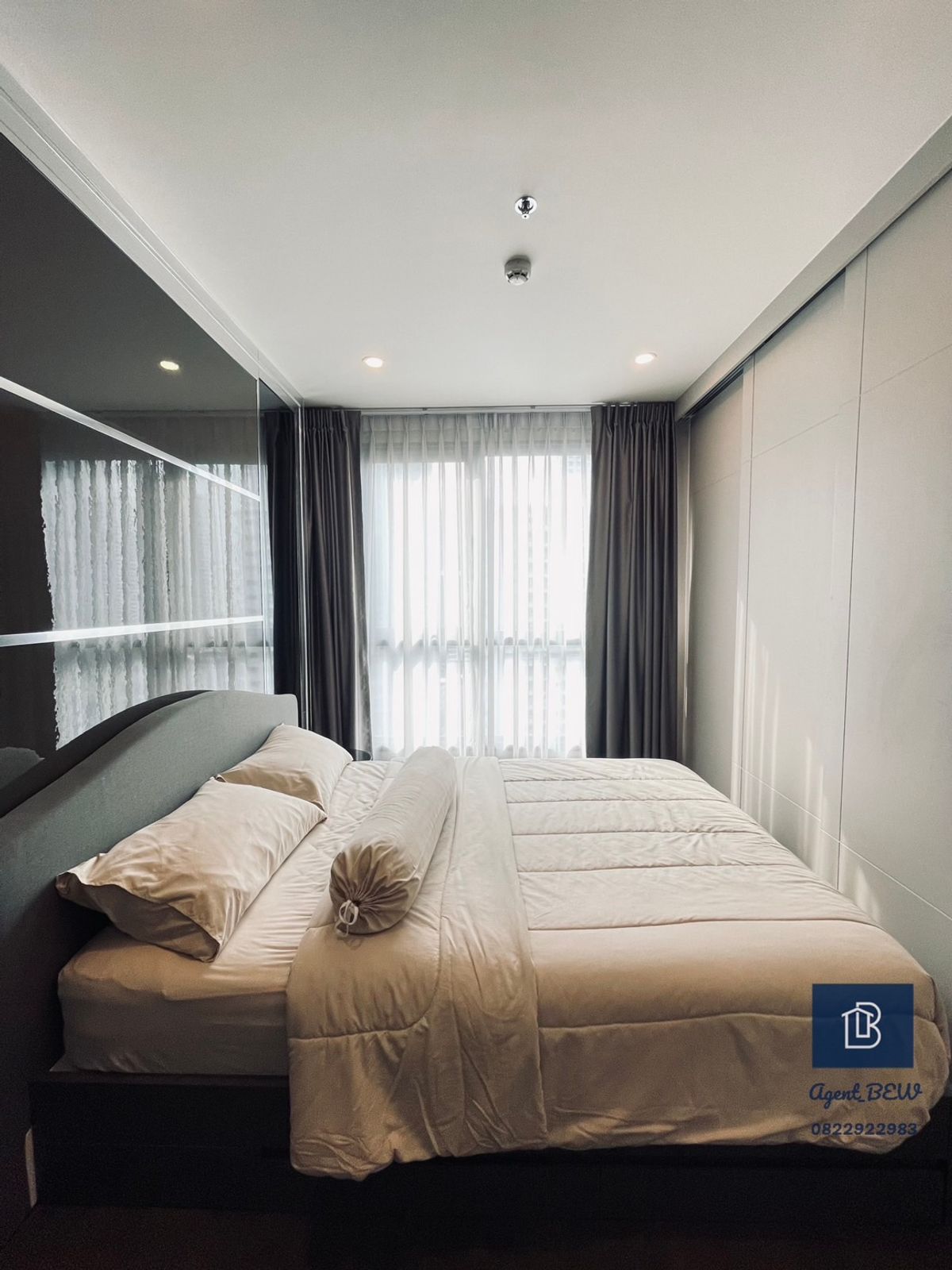 For RentCondoRatchathewi,Phayathai : ✅AVAILLELLE 10 September 2025✅ IDEO Q Siam - Ratchathewi 1 Bedroom Sliding Door 35 SQM. 20,000 THB PER MONTH