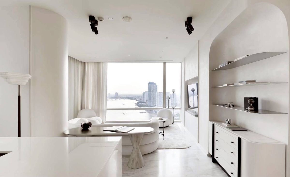 คอนโดสาทร นราธิวาส : ❖ Prime Location ❖ ชั้น 20+ 116.00 ตร.ม. | 2 ห้องนอน 3 ห้องน้ำ | ใกล้รถไฟฟ้า BTS สะพานตากสิน 6 นาที, เอเชียทีค เดอะ ริเวอร์ฟรอนท์ 5 นาที