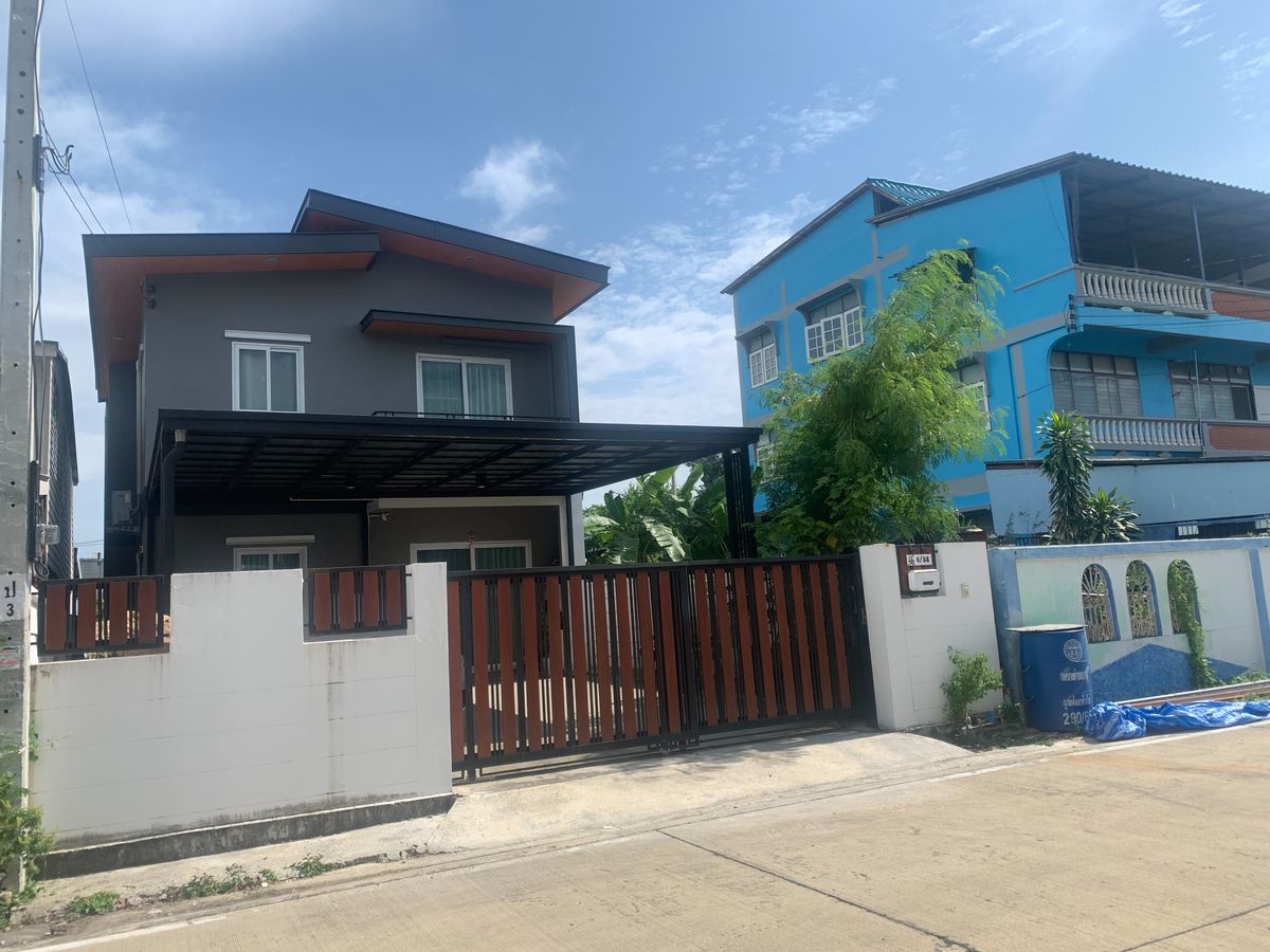 ขายบ้านสมุทรปราการ สำโรง : ขายบ้าน 2 ชั้น ซ.เทศบาลบางปู 55 ต.ท้ายบ้านใหม่ อ.เมือง จ.สมุทรปราการ