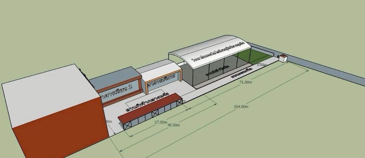 For SaleShop HouseEakachai, Bang Bon : 🌆 Sell Thonburi Technology College Building (HUB-461)