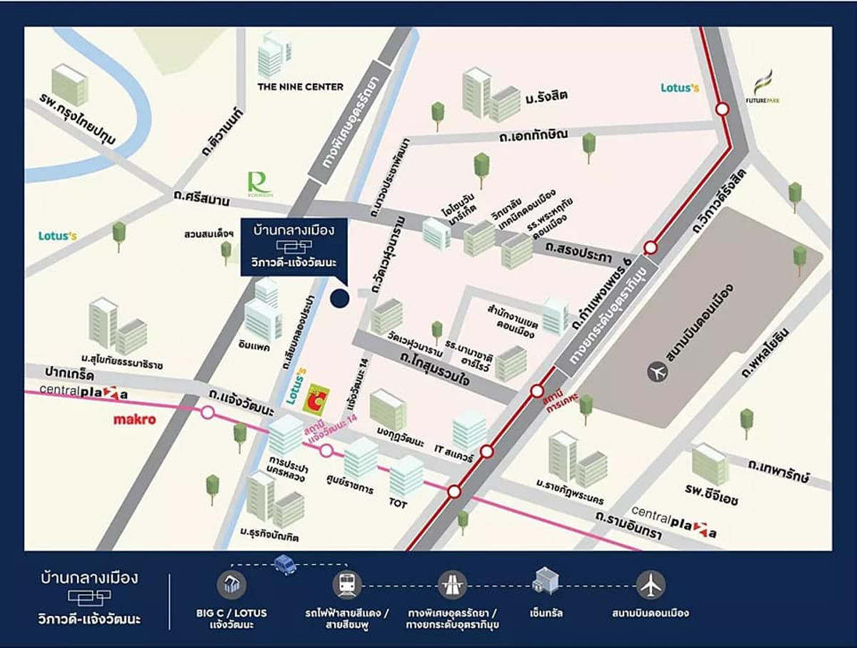 For RentHouseVipawadee, Don Mueang, Lak Si : Corner townhome, 5-mins drive to Harrow International School. Pets allowed. can register a Company. Additional furniture can be requested.