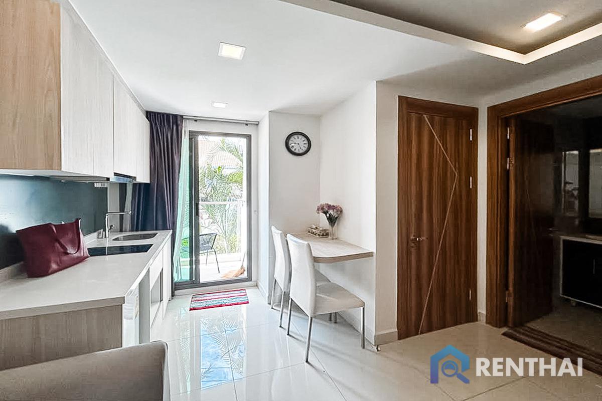 For RentCondoPattaya, Bangsaen, Chonburi : 1 bedroom condo for rent in popular resort style residence