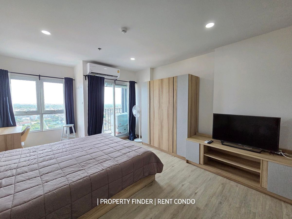 For RentCondoSamut Prakan,Samrong : Condo for rent Supalai Veranda Sukhumvit 117 Make an appointment to view the room 👉line:  @pfbkk