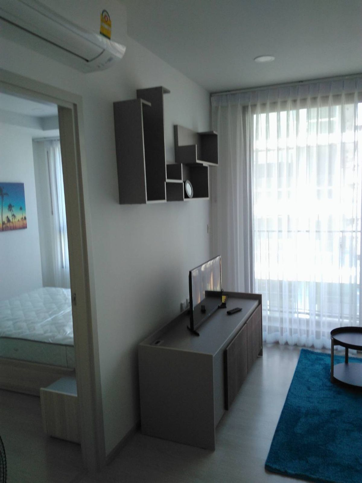 ให้เช่าคอนโดอ่อนนุช อุดมสุข : ปล่อยเช่า  The Tree Sukhumvit 64  ห้องริม วิวถนน 