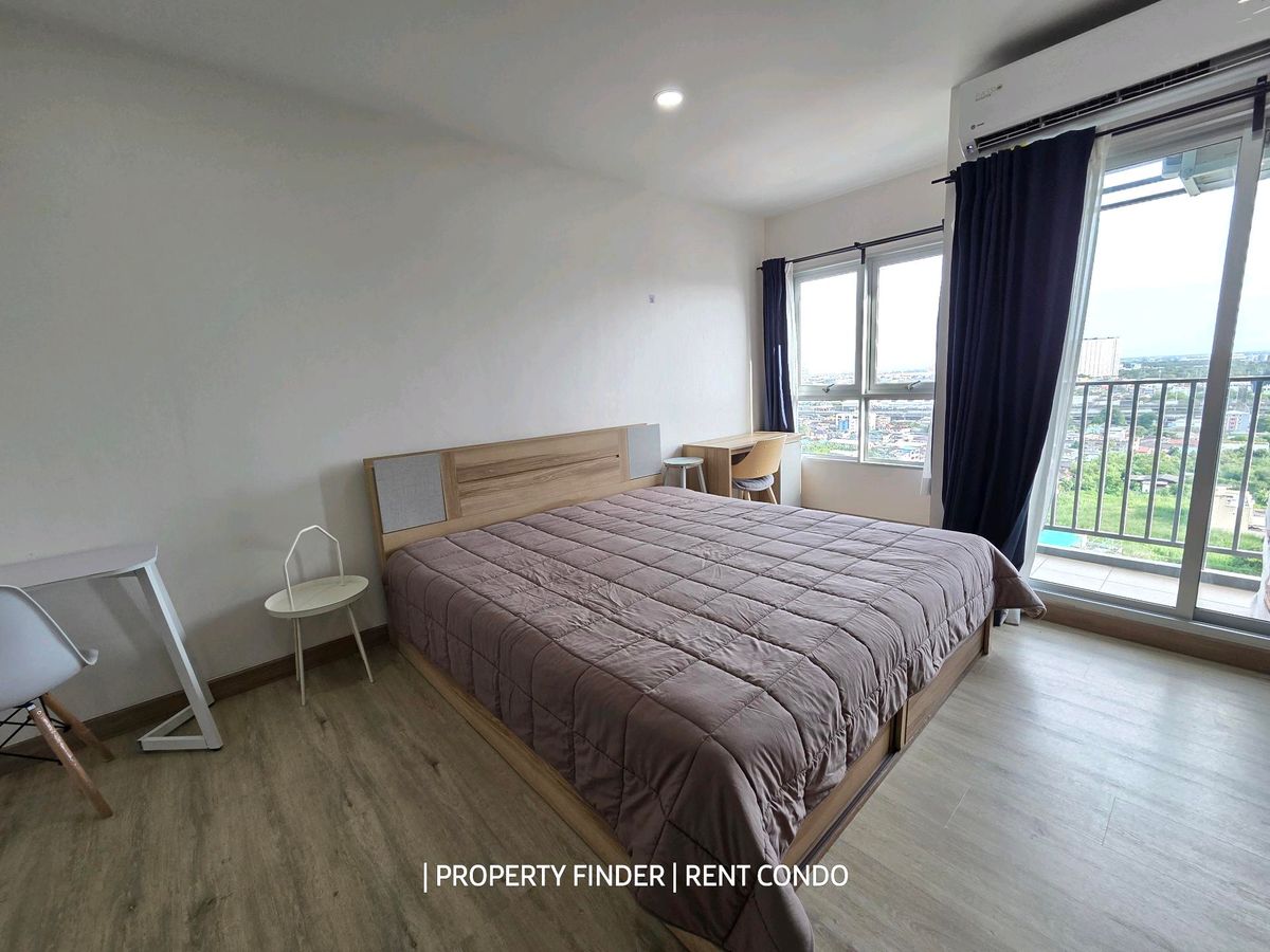 For RentCondoSamut Prakan,Samrong : Condo for rent Supalai Veranda Sukhumvit 117 Make an appointment to view the room 👉line:  @pfbkk