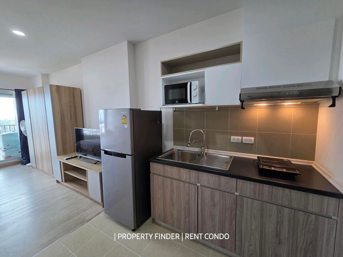 For RentCondoSamut Prakan,Samrong : Condo for rent Supalai Veranda Sukhumvit 117 Make an appointment to view the room 👉line:  @pfbkk