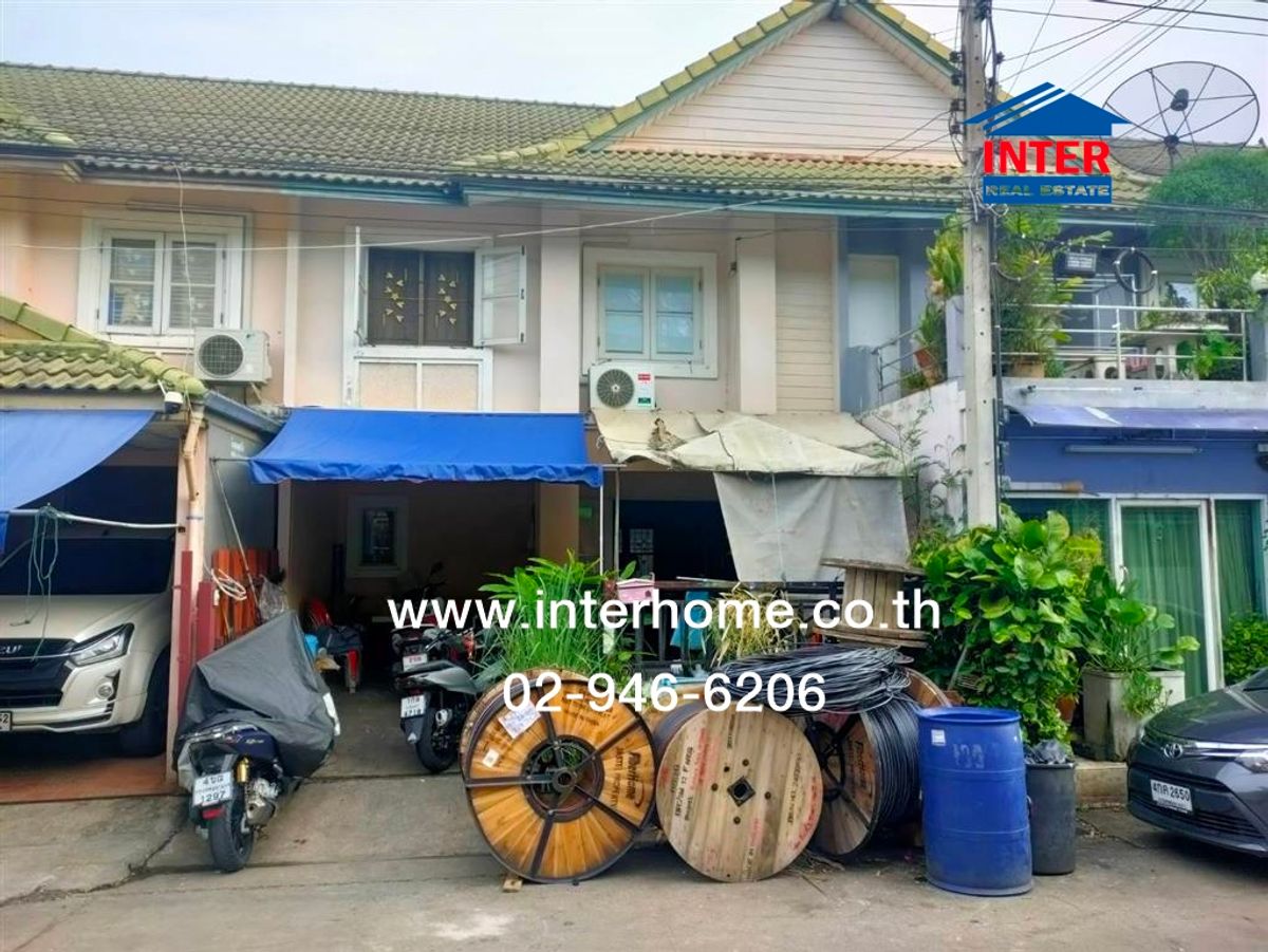ขายทาวน์โฮมปทุมธานี รังสิต ธรรมศาสตร์ : ทาวน์เฮ้าส์ 2 ชั้น 18 ตร.ว. หมู่บ้านพฤกษาบี รังสิต-คลอง3 ถนนโยธิการคูคต-คลองหลวง ถนนรังสิต-นครนายก คลองหลวง ปทุมธานี