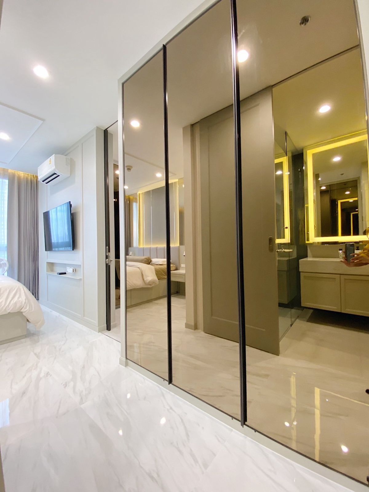 ขายคอนโดราชเทวี พญาไท : ไอดีโอ คิว พญาไท ideo q phayathai 1bed plus / 2bathroom Duplexห้องแต่งสวยพร้อมเข้าอยู่