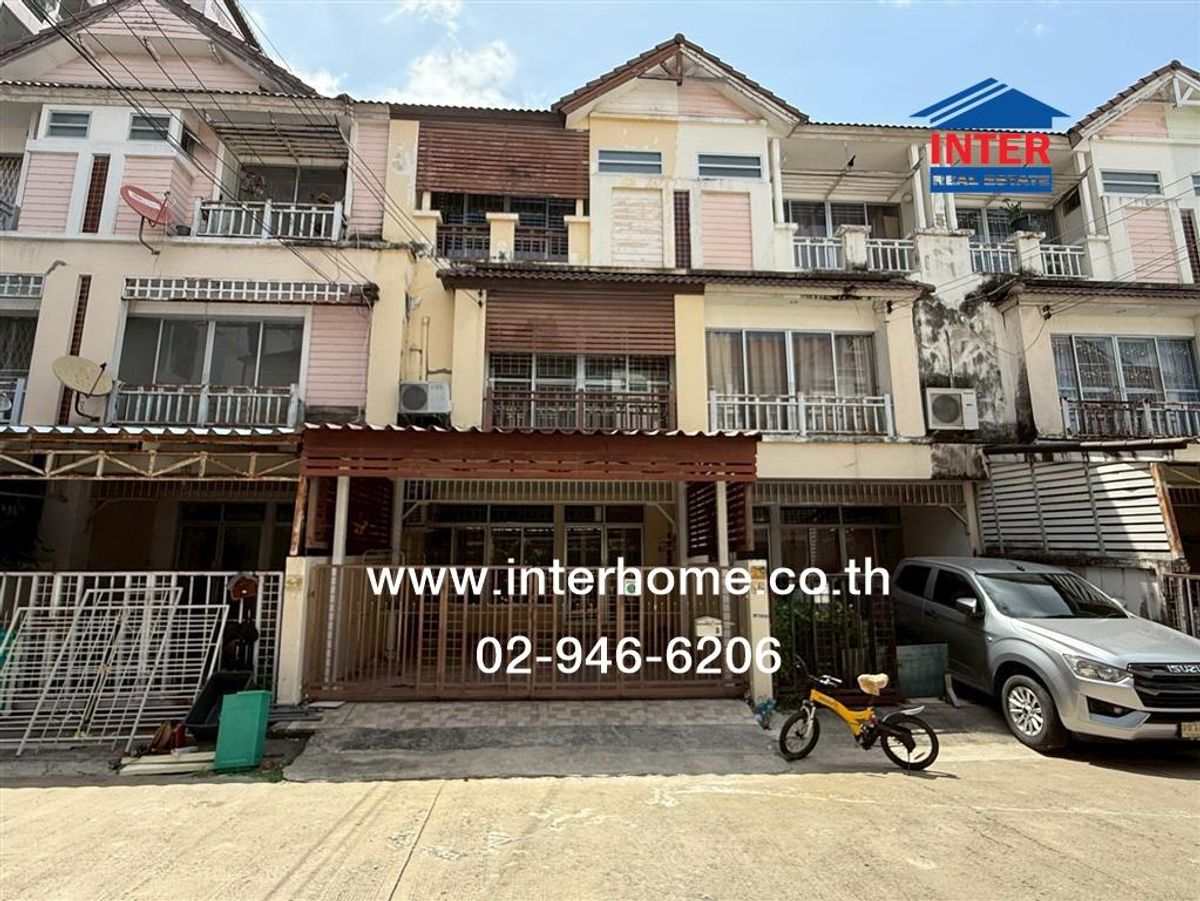 ขายทาวน์โฮมพัฒนาการ ศรีนครินทร์ : ทาวน์โฮม 3 ชั้น 20 ตร.ว. หมู่บ้านฟลอร่าวิลล์ ศรีนครินทร์ - เทพารักษ์ ถนนศรีนครินทร์ เมืองสมุทรปราการ สมุทรปราการ