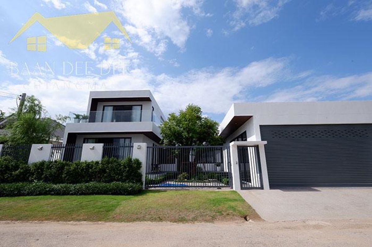 ให้เช่าบ้านเชียงใหม่ : บ้านในโครงการ ให้เช่าเดือนละ 45,000 บาท ใกล้บิ๊กซีแม่เหียะเพียง 10 นาที No.9H942