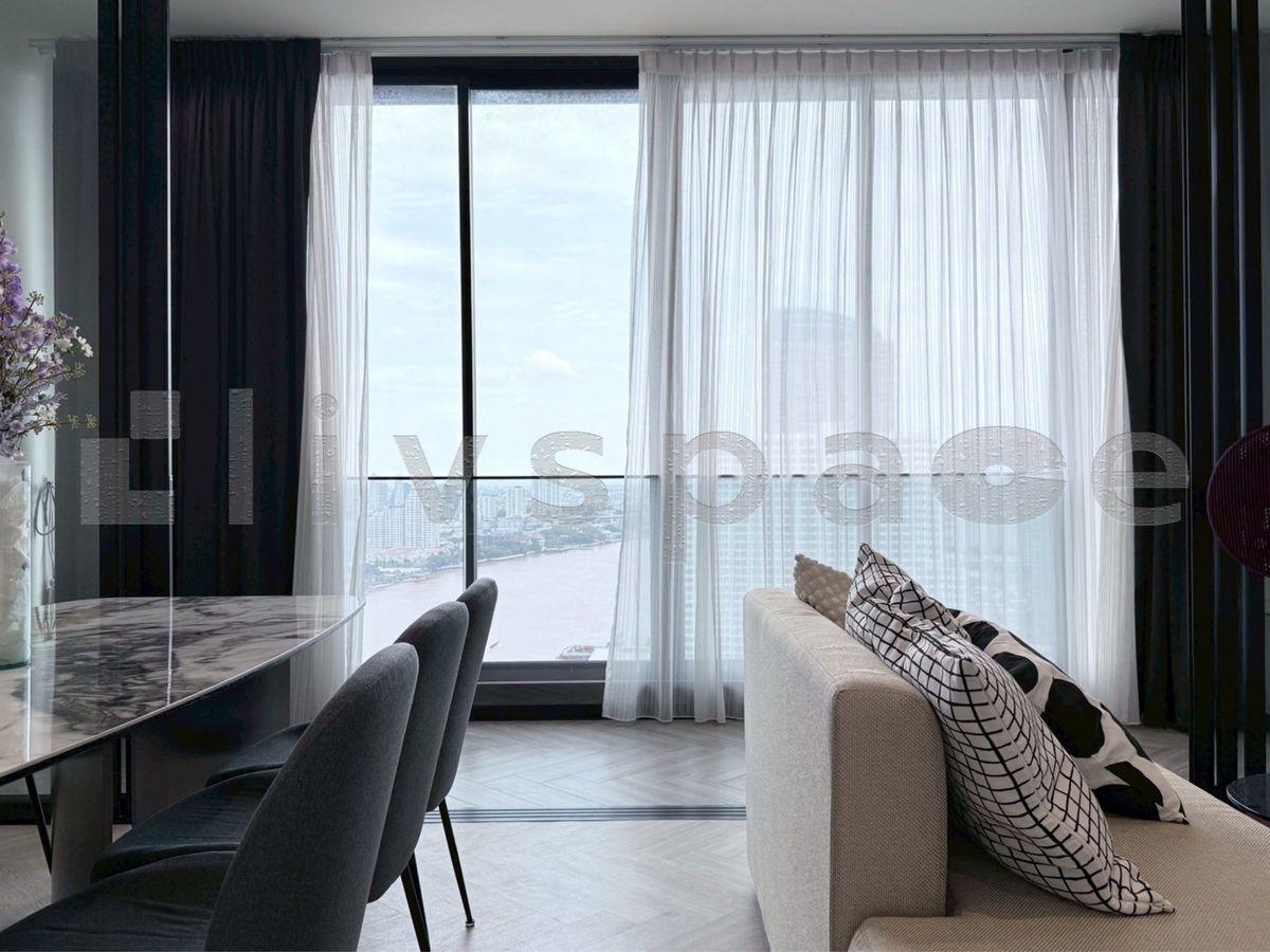 ให้เช่าคอนโดวงเวียนใหญ่ เจริญนคร : [L250804045] สำหรับเช่า Chapter Charoennakhon Riverside | 2 ห้องนอน | ขนาด 78 ตร.ม. | ราคาพิเศษ | พร้อมเข้าอยู่